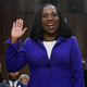 Supreme Court nominee Judge Ketanji Brown Jackson is sworn in for her confirmation hearing before the Senate Judiciary Committee March 21, 2022, on Capitol Hill in Washington.